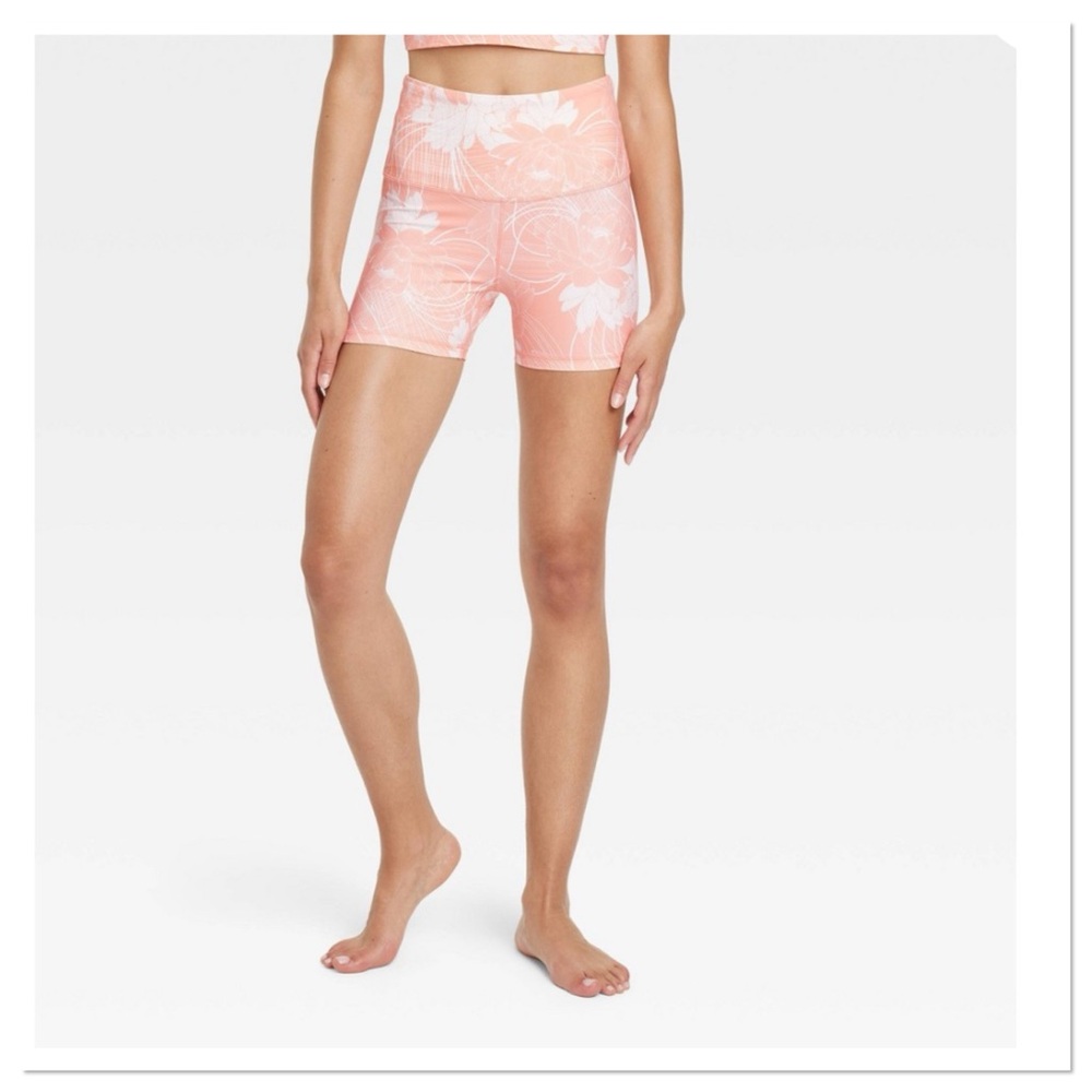Women’s Floral Print High Rise Bike Shorts JoyLab